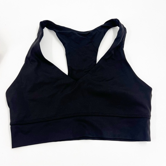 ✅ BALANCE ATHLETICA BLACK RACERBACK SPORTS BRA SIZE MEDIUM. LIKE NEW CONDITION - Picture 1 of 6